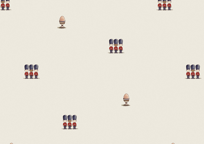 Kings Breakfast, Mini Kingsmen - Roman Blind - Image 7